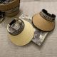 Dior Fashion Fragrance Sunshade Hat  Casual Versatile Empty Top Hat
