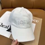 Loewe Classic Embroidered Logo Baseball Hat Couple Casual Duck Tongue Hat