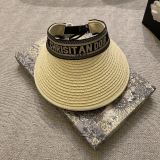 Dior Fashion Fragrance Sunshade Hat  Casual Versatile Empty Top Hat