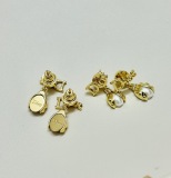 Dior Classic Fashion Versatile Letter Ladybug Earrings