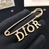 Dior New Fashion Versatile Logo Letter Pin Brooch
