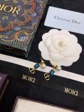 Dior New Fashion Retro Versatile CD Crystal Earrings