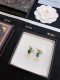 Dior New Fashion Retro Versatile CD Crystal Earrings