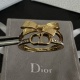 Dior New Fashion Retro Versatile Bow CD Ring