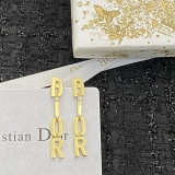 Dior Classic Fashion Versatile Tassel Letter Earrings