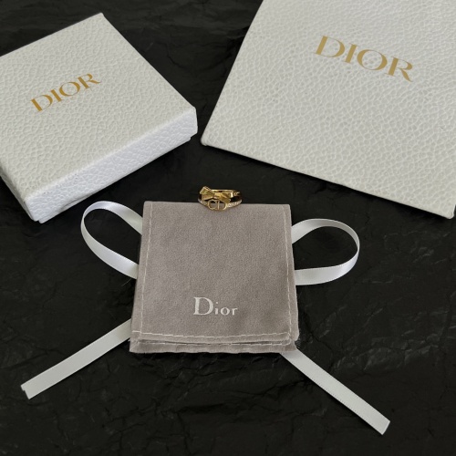 Dior New Fashion Retro Versatile Bow CD Ring