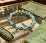 Gucci Couple Fashion Retro Versatile Snake Skin Stone Multi Element Bracelet