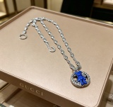Gucci 2026 Couple Fashion Retro GG Pendant Necklace 60CM