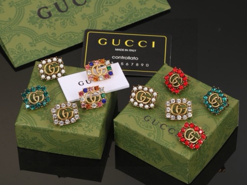 Gucci Fashion Versatile GG Retro Earrings