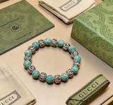 Gucci Couple Fashion Retro Versatile Snake Skin Stone Multi Element Bracelet