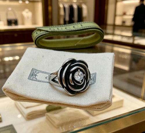 Gucci Fashion Retro Versatile Rose Ring