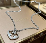 Gucci 2026 Couple Fashion Retro Love GG Pendant Necklace 60CM