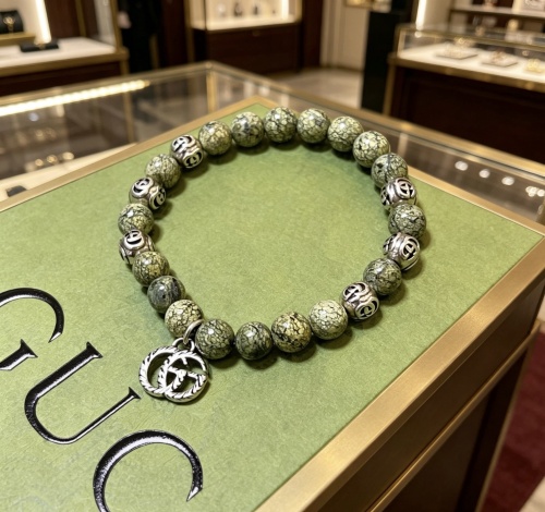 Gucci New Couple High Street Retro Versatile GG Medicine King Crystal Bracelet