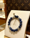 Louis Vuitton Fashion Retro Multi Element Agate Thai Silver Bracelet