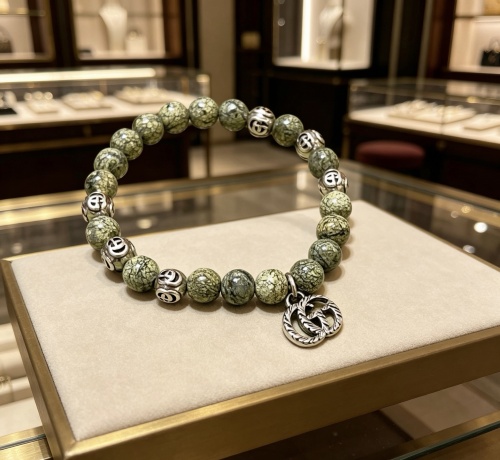Gucci New Couple High Street Retro Versatile GG Medicine King Crystal Bracelet