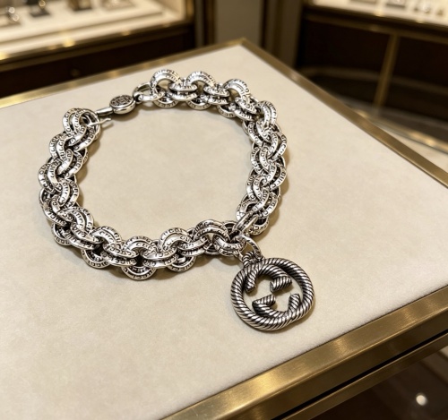 Gucci New Couple High Street Fashion Retro Versatile GG Bracelet