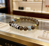 Gucci Couple Fashion Versatile Multi Element Crystal Bracelet