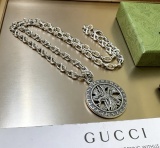 Gucci Couple High Street Retro Versatile GG Tree of Life Pendant Necklace 60 CM