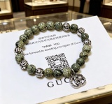 Gucci New Couple High Street Retro Versatile GG Medicine King Crystal Bracelet