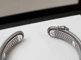 Gucci New Couple Fashion Versatile Retro Snake Border GG Bracelet
