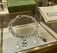 Gucci 2026 New Couple High Street Retro Versatile Clover GG Bracelet