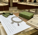 Gucci 2026 New Couple High Street Retro Versatile Clover GG Bracelet
