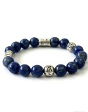 Louis Vuitton Fashion Retro Multi Element Agate Thai Silver Bracelet