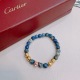 Cartier Couple Classic Fashion Versatile Leopard Agate Bracelet