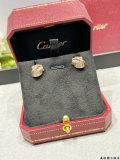 Cartier New Classic Fashion Versatile Diamond studded Leopard Head Earrings