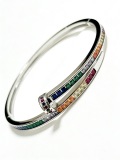 Cartier Classic Fashion Retro Colored Gemstone Bracelet