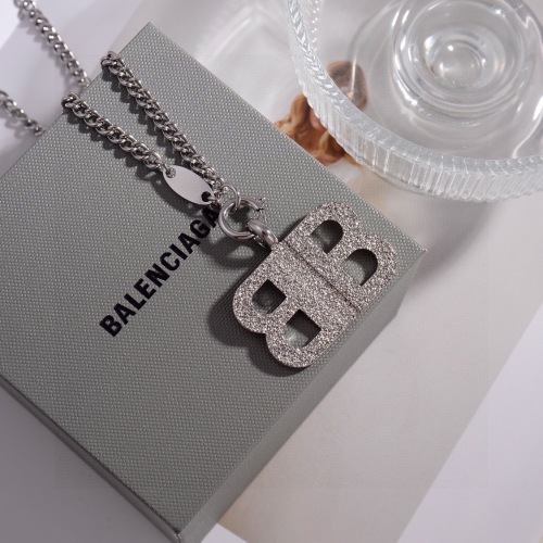 Balenciaga Classic Fashion BB Pendant Necklace