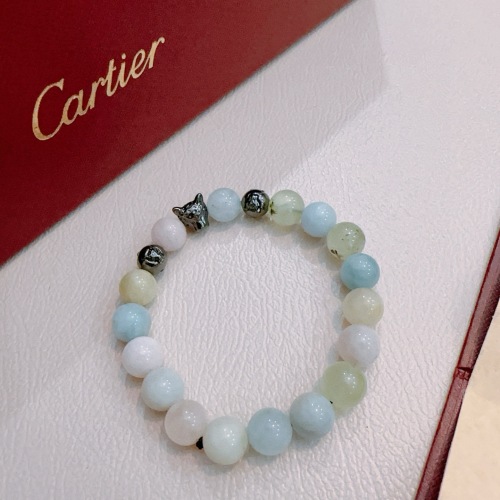 Cartier Couple Classic Fashion Versatile Leopard Agate Bracelet