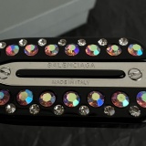 Balenciaga Fashion Versatile Diamond Inlaid Duckbill Clip Hair Clip