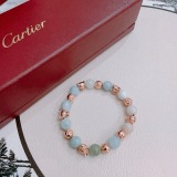 Cartier Couple Classic Fashion Versatile Leopard Agate Bracelet