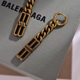 Balenciaga New Classic Retro Logo Letter Earrings
