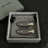 Balenciaga Fashion Versatile Diamond Inlaid Duckbill Clip Hair Clip