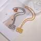 Balenciaga Classic Fashion BB Pendant Necklace