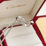 Cartier Classic Fashion Versatile Silver Diamond Starry Sky Ring