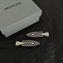 Balenciaga Fashion Versatile Diamond Inlaid Duckbill Clip Hair Clip