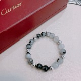 Cartier Couple Classic Fashion Versatile Leopard Agate Bracelet