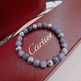 Cartier Couple Classic Fashion Versatile Leopard Agate Bracelet