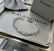 Balenciaga Hip Hop Retro Versatile BB Bracelet