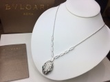 Bvlgari Classic Fashion Versatile Diamond studded Snakehead Necklace