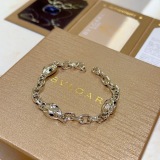 Bvlgari Couple Fashion Versatile Snakehead Bracelet