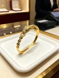Cartier Classic Fashion Retro Diamond Set Leopard Head Bracelet