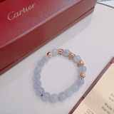 Cartier Couple Classic Fashion Versatile Leopard Agate Bracelet