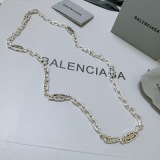 Balenciaga Hip Hop Retro Versatile BB Necklace