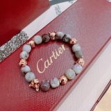 Cartier Couple Classic Fashion Versatile Leopard Agate Bracelet