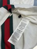 Gucci New Couple Classic Red Green Stripe Knitted Short Sleeve