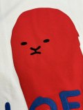 Loewe Fashion Toothbrush Embroidered Logo Little Monster Short Sleeve Couple Versatile Casual T-shirt